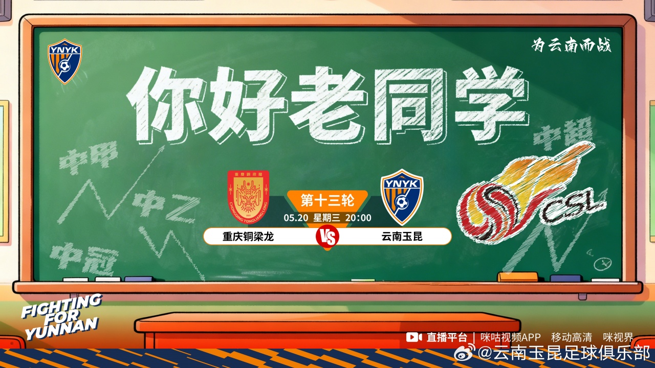 铜梁龙玉昆首发：四外援PK 迪马塔肯帕努对决奥斯卡